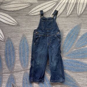 Wrangler Authentics Toddler Boys' Classic Denim Overall Jeans Size 2T